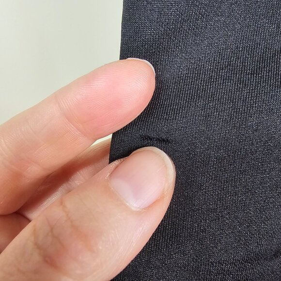 Lily‎ & Taylor Black Scuba Knit Dress Sz 6 Silver Flared Asymmetric Gatsby Party - Picture 9 of 16